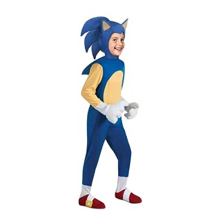 Halloween Sonic cosplay Costume Sonic Kid Costume Sonic Performance Costume Game Play Costume