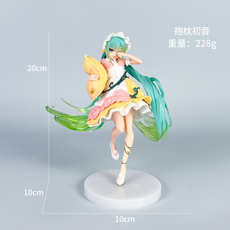初音未来手办动漫水冰月美少女蕾姆花嫁穹妹二次元公仔模型摆件批|undefined