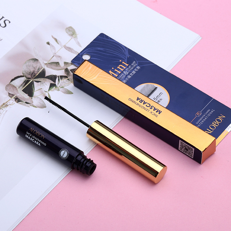 Domestic Makeup Yabang Mini Small Brush Mascara Waterproof Slim Long Curling Non-Smudge Upper and Lower Eyelash Mascara