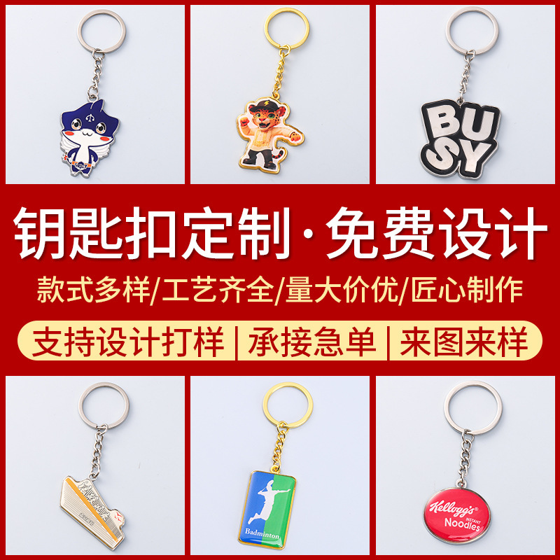 Custom Metal Enamel Keychain with 3D Cartoon Design for Corporate or School Souvenirs, DIY Key Pendant Customization Custom Metal Enamel Keychain with 3D Cartoon Design for Corporate or School Souvenirs, DIY Key Pendant Customization