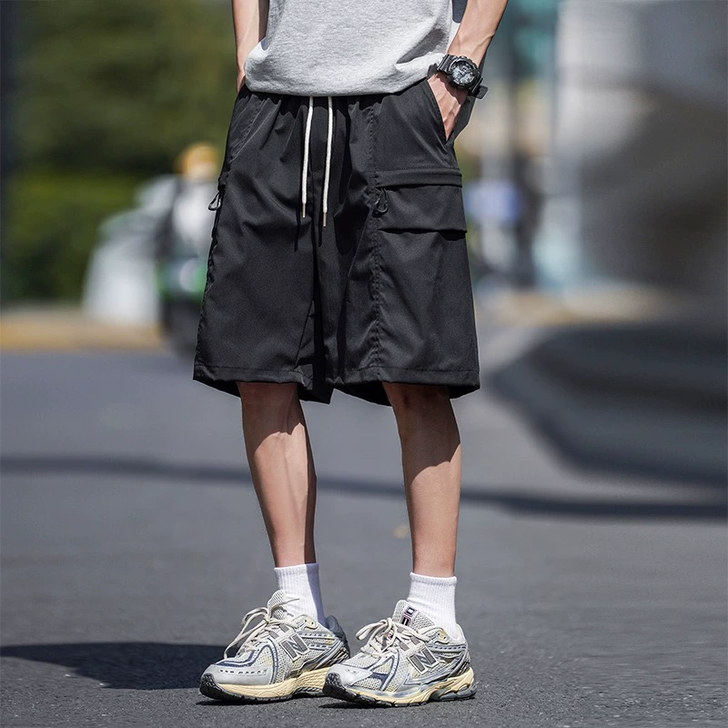 Летние американские рабочие шорты для мужчин 2025 года, функциональные, повседневные, модные, универсальные, на каждый день