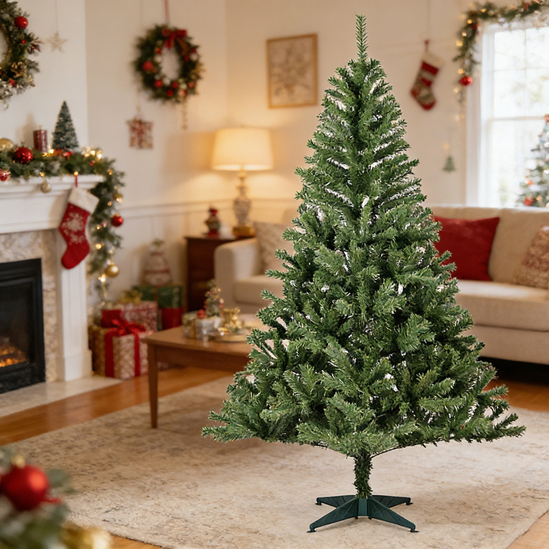 Nuevos productos transfronterizos decoraciones navideñas 45 - 300cm simulación cifrado PVC árbol de Navidad decoraciones del hogar