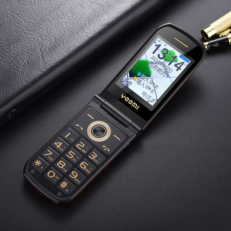 Складной сенсорный мобильный телефон для пожилых, G9000, большой экран, сенсорный экран