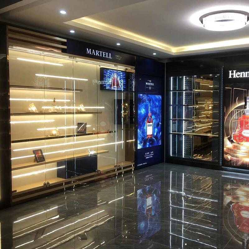 厂家直供高档木质烟酒展柜烤漆酒展柜白酒类展柜红酒展示柜