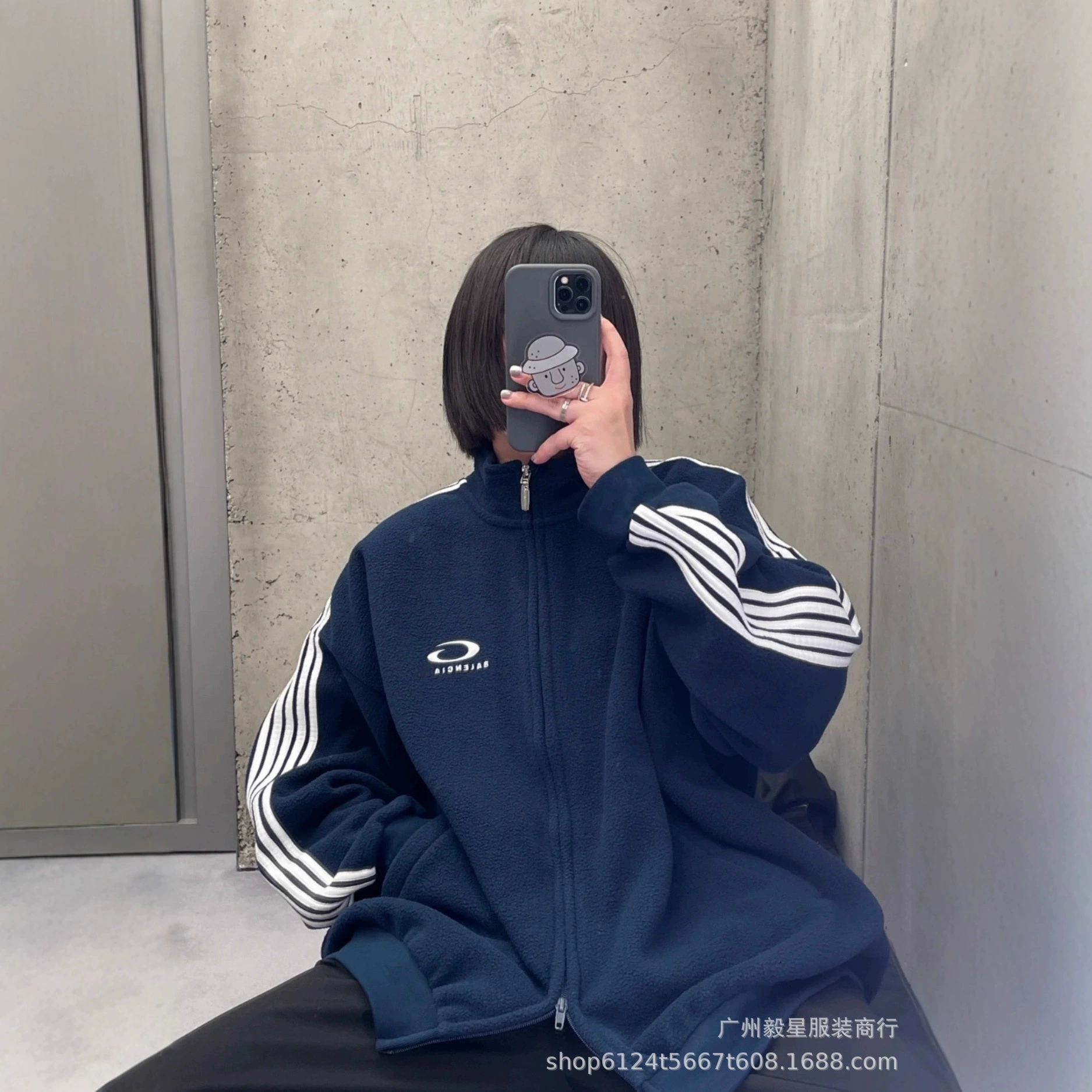 Осенний велюровый пиджак для мужчин и женщин, oversize