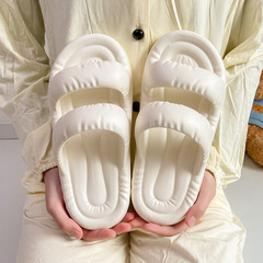 Monique EVA Women's Outdoor Slippers: New Thick-Soled Flip-Flops with Non-Slip, Soft, Flat Sole and Dual Straps for Beach Wear