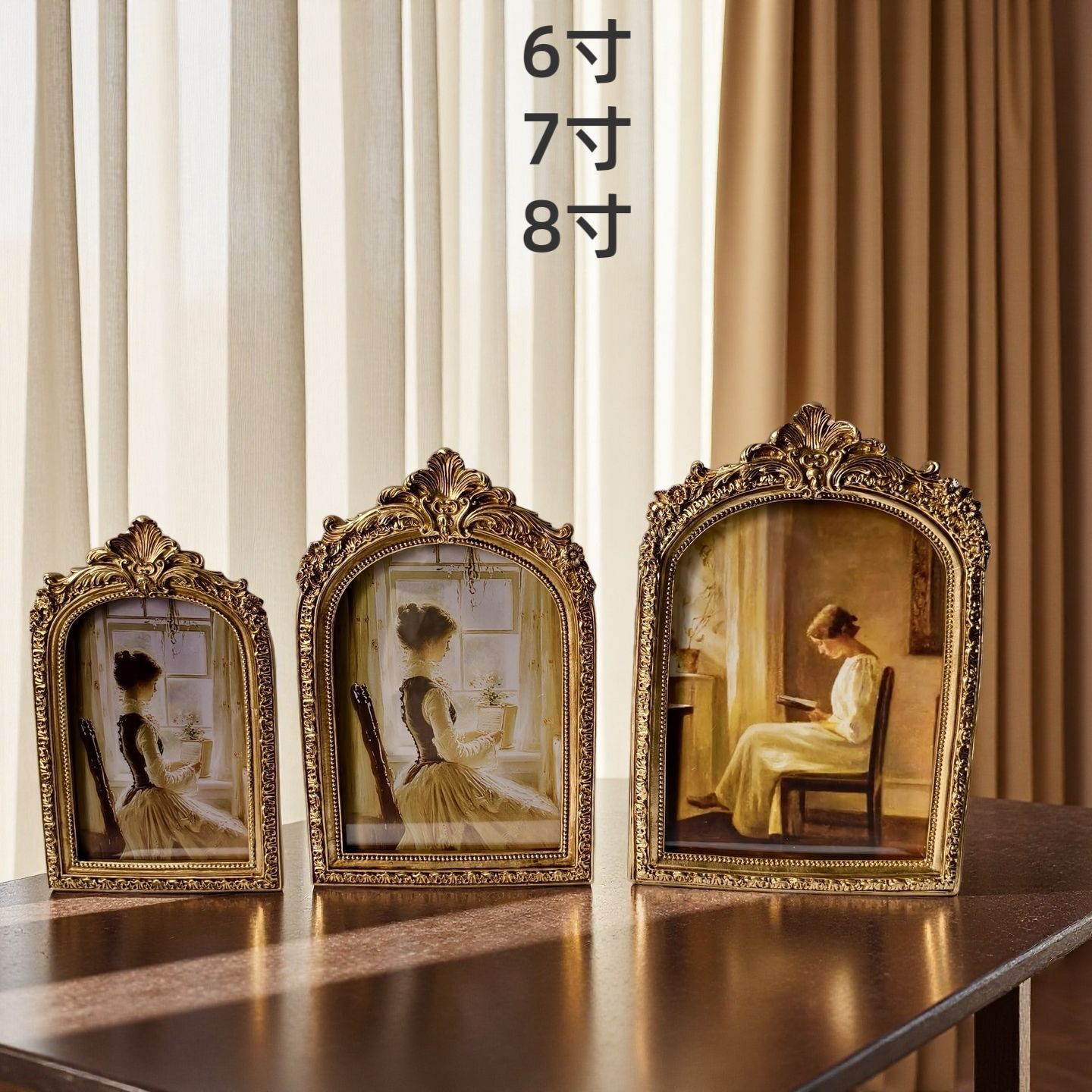 European photo frame table light luxury decorative ornaments mirror…