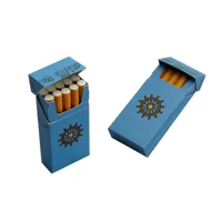 Упаковка из 10 штук, бумажные коробки для сигарет, удобные коробки для сигарет с цветной печатью с откидной крышкой, бумажные упаковочные коробки, бумажные коробки для сигарет на заказ.