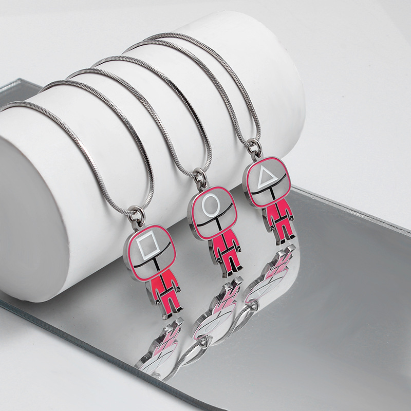 Moda coreana moda infantil de dibujos animados COLLAR COLGANTE DE LOS NIÑOS joyería