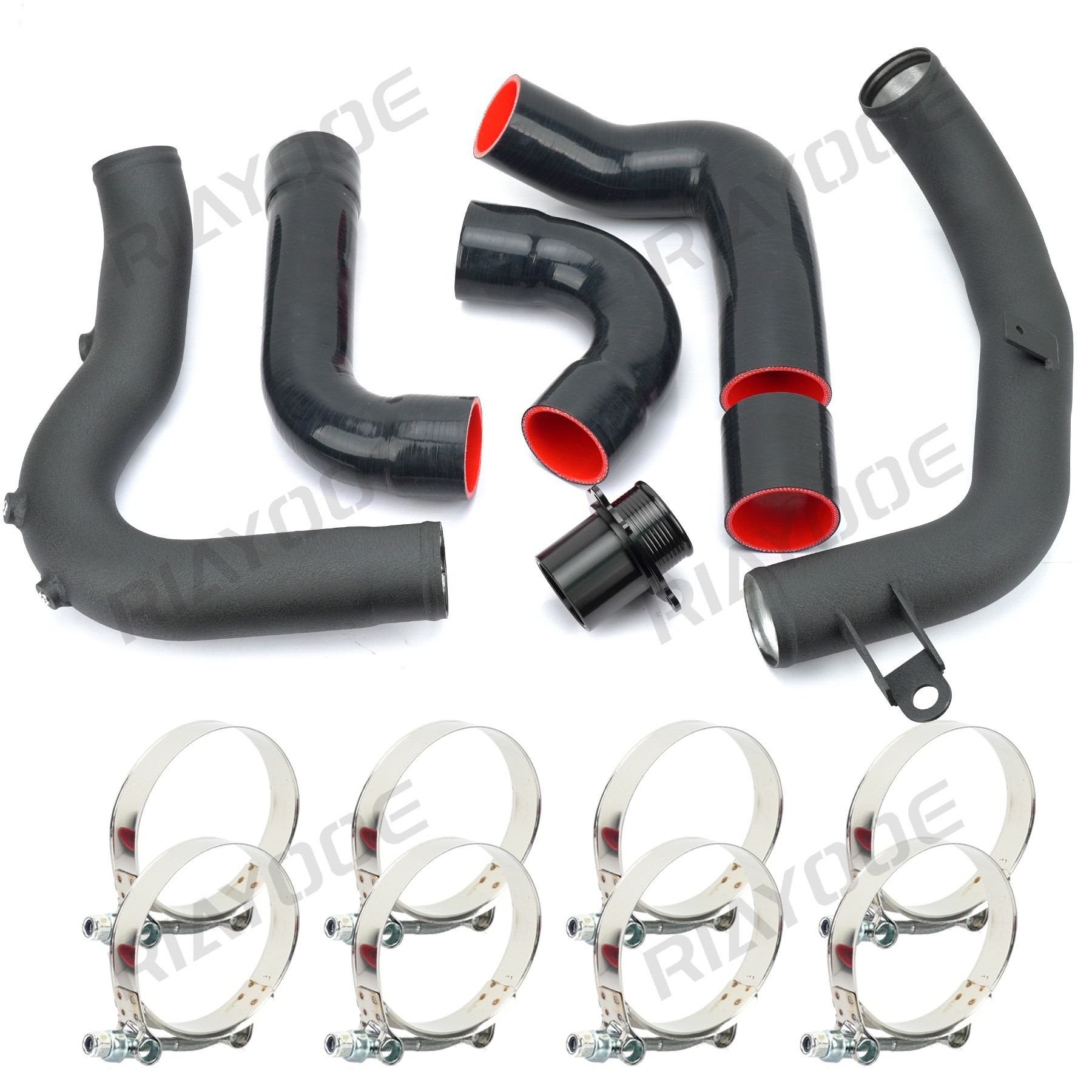 Car Intercooler Turbo Aluminum Tube Aluminum Alloy Kit Suitable for Volkswagen Audi Skoda Ea888 Gti