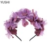 Realistic children's headband, photography props suitable for photo sessions, hair accessory, European style, suitable for import, new collection, flowered