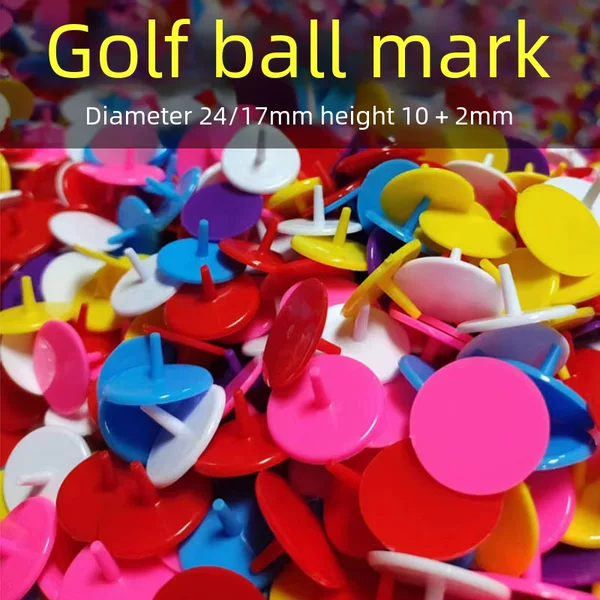 golf ball mark plastic ball mark golf mark diameter 24/17mm golf accessories
