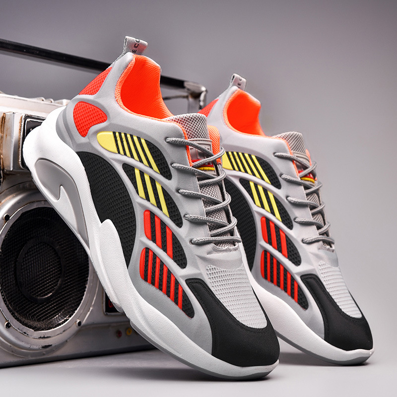 Zapatos de hombre transfronterizos 2024 Nueva primavera estudiante zapatos casuales ligeros cómodos zapatos de correr zapatillas de deporte de los hombres transpirables