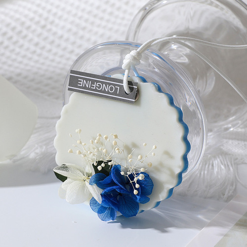 Wardrobe fragrance wax tablets bedroom wardrobe fragrance hanging tablets two-color immortal flower fragrance deodorant tablets