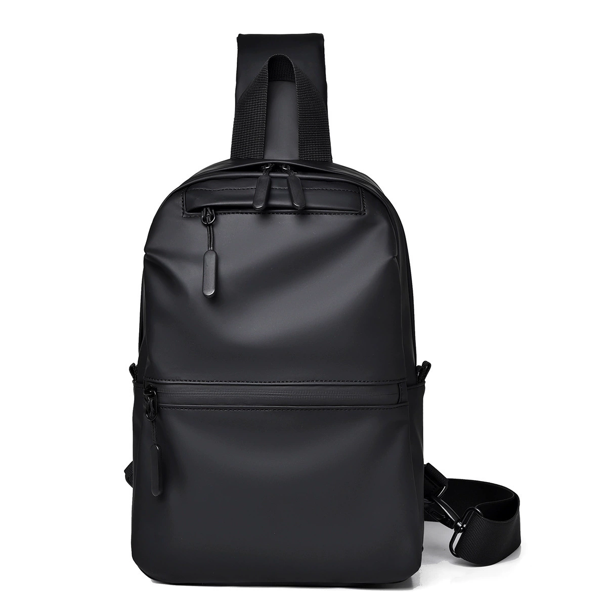 Однолямочный слинг‑рюкзак Trend, leisure chest bag, экокожа, универсальный дизайн 2023