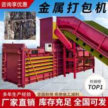200吨全钢板废纸箱打包机全自动废金属打包机编织袋毛毯打包机