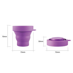 Silicone Menstrual Cup Menstrual Cup Replacement of Sanitary Napkins and Tampons Silicone Menstrual Cup Set