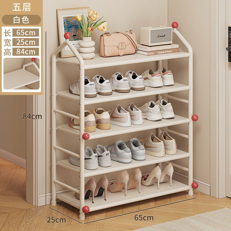 シンプルな靴ラック、家の玄関ホール、多層収納ラック、寮の小さな収納、シンプルな靴キャビネット 2025 新しいスタイル|undefined
