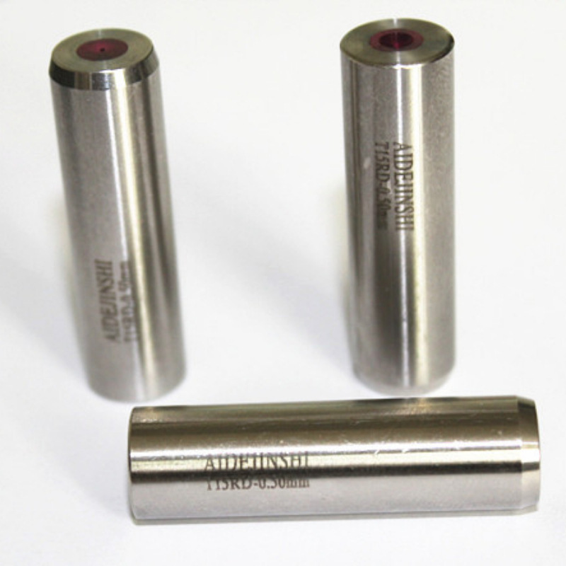 厂家直供电加工穿孔机导嘴尺寸12*42mm细孔放电导嘴0.5mm导向