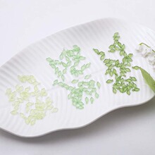 透明小叶子手链diy材料珠子手工串珠手机链钥匙扣车挂装饰品配件