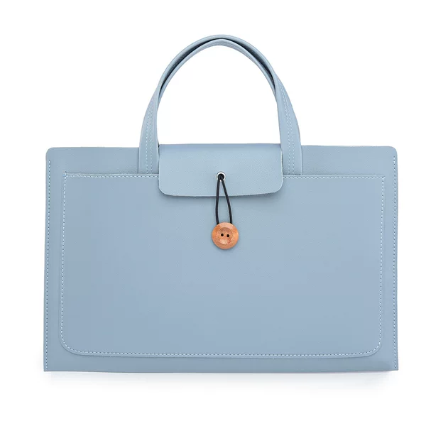 Casual Tablet Computer Handbag Laptop Case Business Trip Document Bag Satchel Waterproof Pu Leather Bag