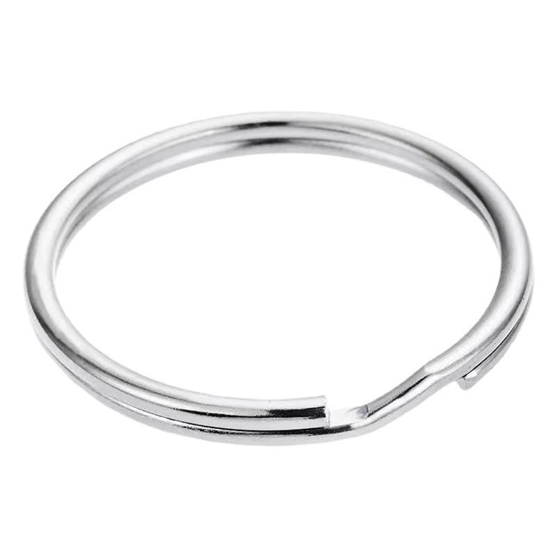 Professional production and wholesale metal key ring iron nickel plated key ring iron ring wire ring stainless steel ring double ring flat ring