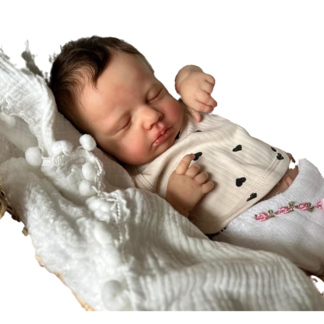Muñeca de simulación NPK LouLou de 19 pulgadas, bebé reborn, suministro transfronterizo de OZON Amazon, dropshipping