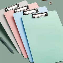 Board clip pp foam office supplies black thickened student a4 writing board Morandi color folder manufacturer wholesale