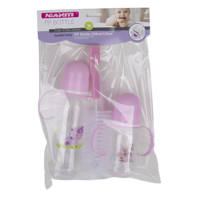 Детские принадлежности для новорожденных 150 мл пищевая полипропиленовая бутылочка для кормления, устойчивая к падению, Взрывозащищенная бутылочка для кормления 250 мл с ручкой оптом