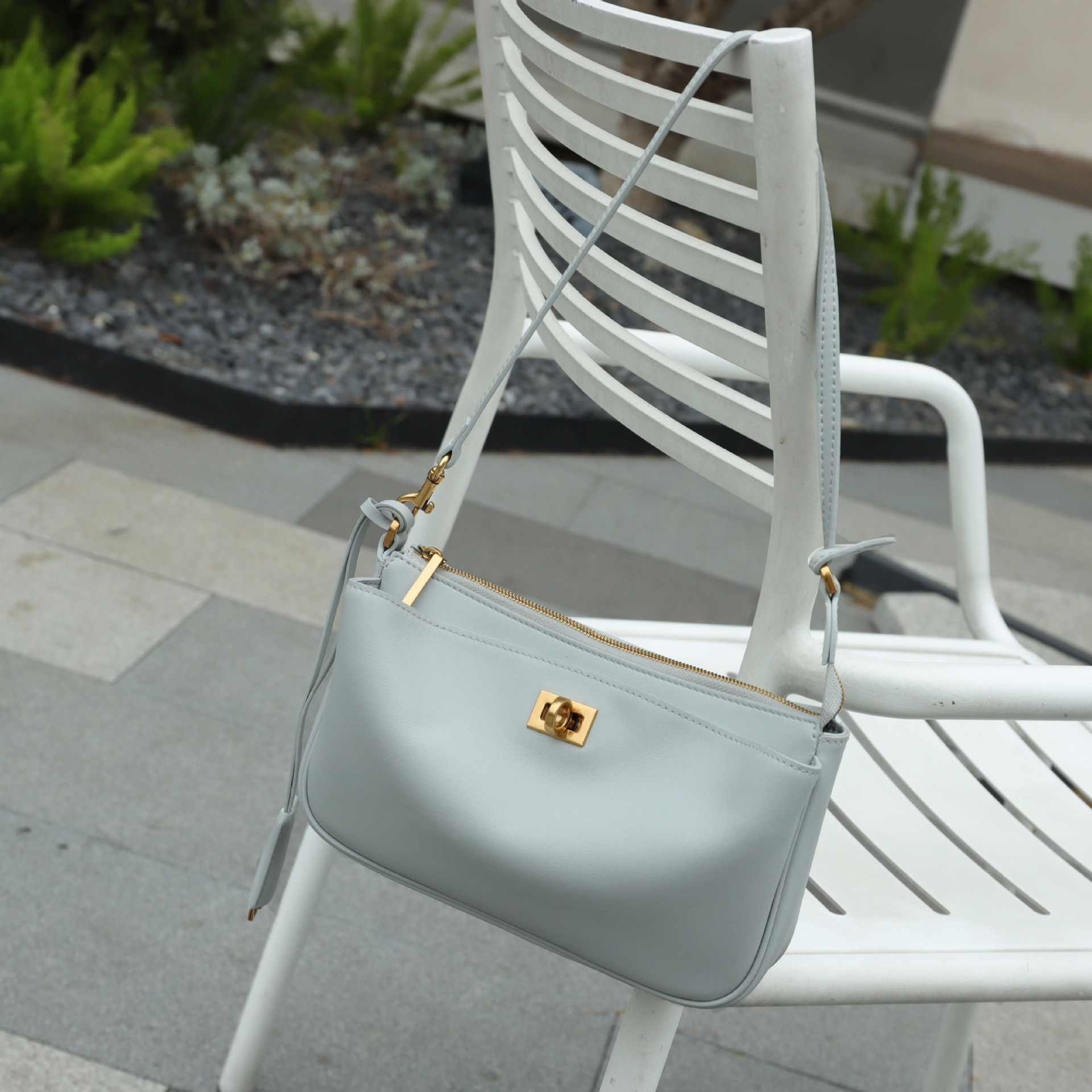 Nuevos bolsos transfronterizos primavera - verano 2025 nuevos rodeo Kelly palos franceses bolsos de cuero bajo las axilas bolso de mujer bolso de mujer bolso de mujer