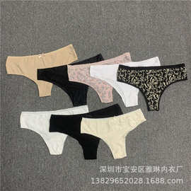 欧美尾货低腰性感比基尼三角裤舒适透气棉内裤外单库存批发防走光