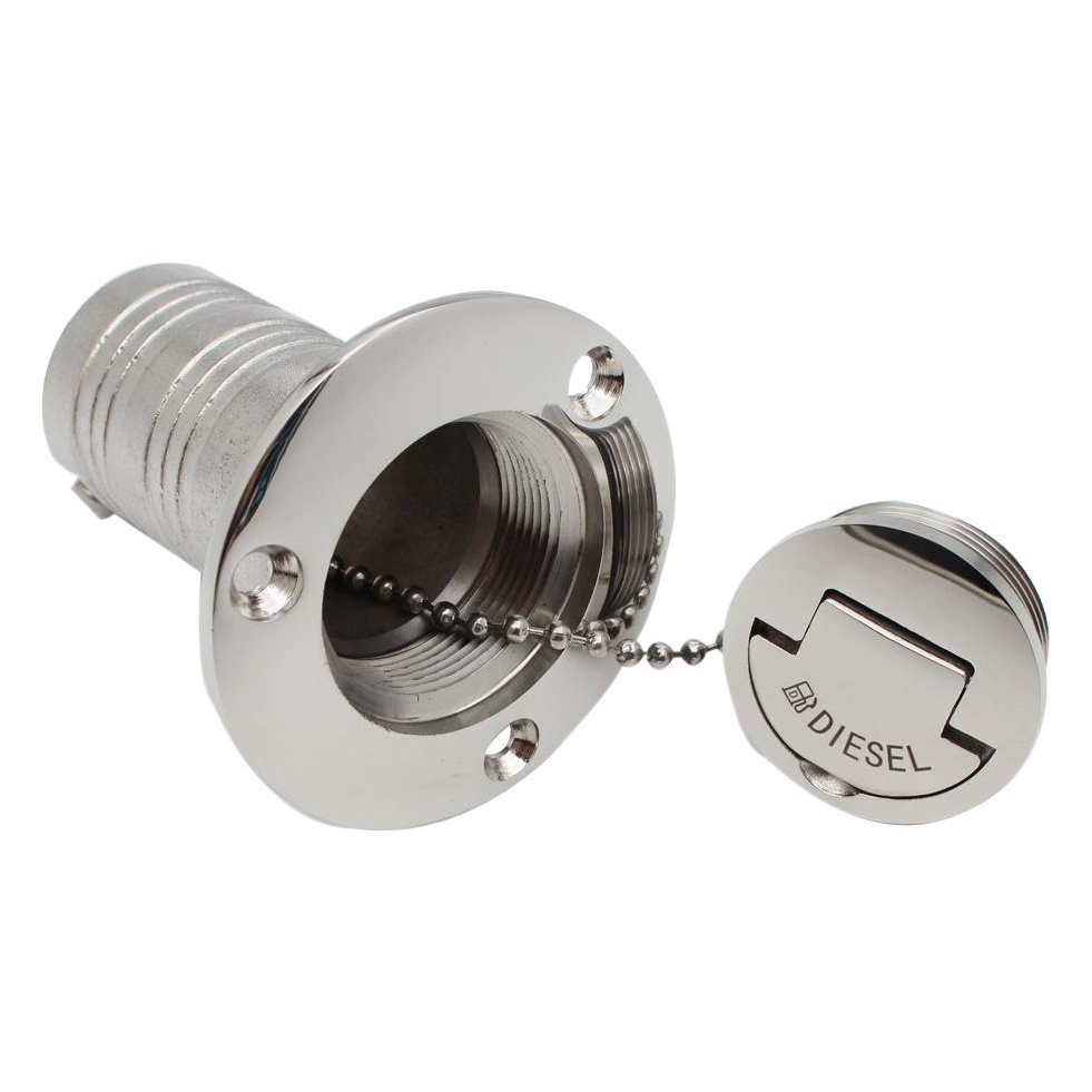 Zhibo Металлическая нержавеющая сталь Маленький флип порт для заправки масла Яхта Порт топливного бака Порт заправки воды Крышка люка для масляного люка Крышка масляного люка