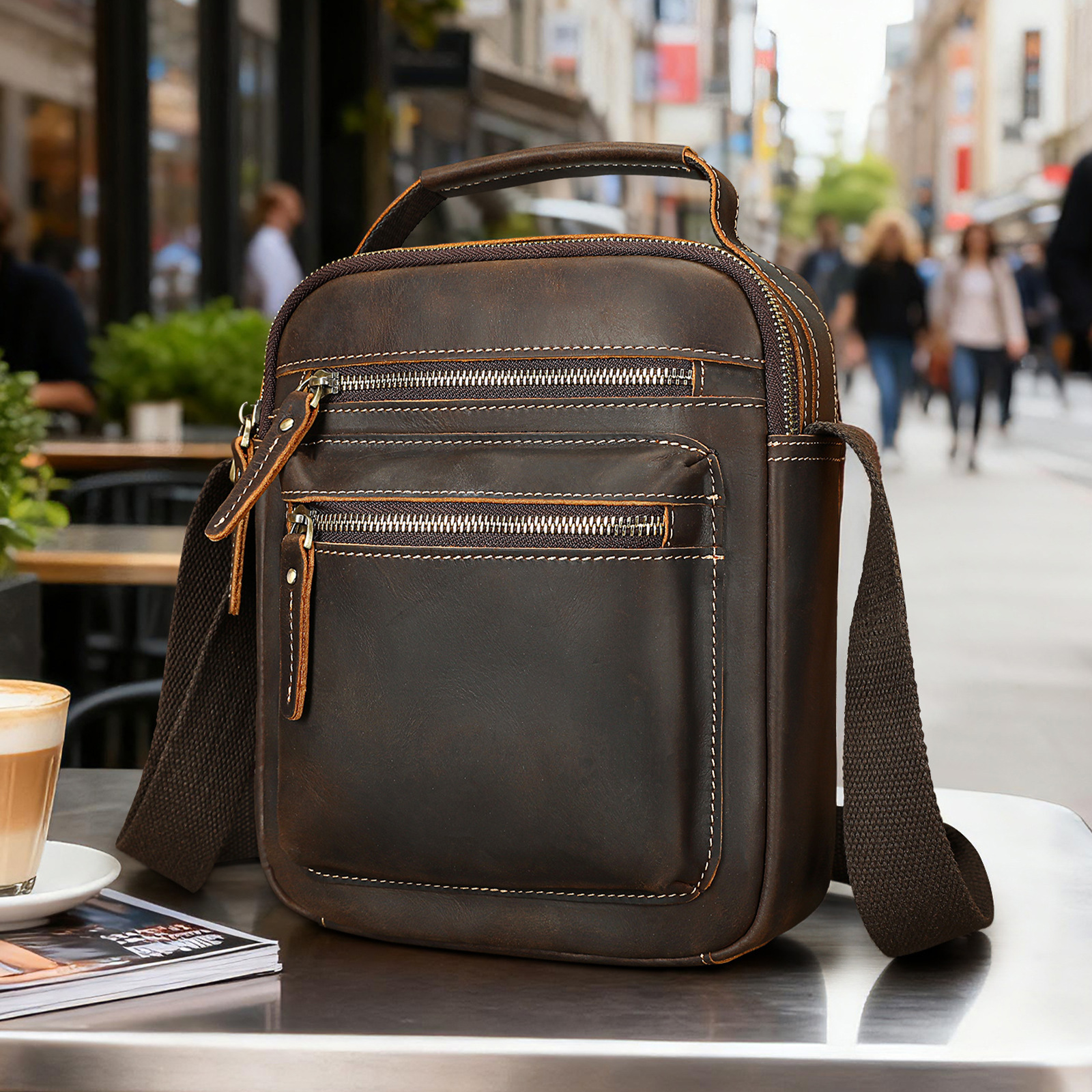trend fashionable retro capacious one-shoulder bag