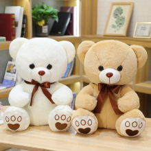 丝带熊玩偶坐款泰迪熊公仔抱抱熊女生毛绒玩具抓机布娃娃礼品