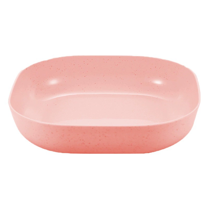 Дисперсионная костяная тарелка Бытовая Пшеничная солома стол из кости блюдо с основанием мусорные Закуски Блюдо для закусок блюдо