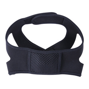 Preventing children from opening their mouths and mouth breathing straightener chin rest with molars with snoring anti-snoring device corrective bandage