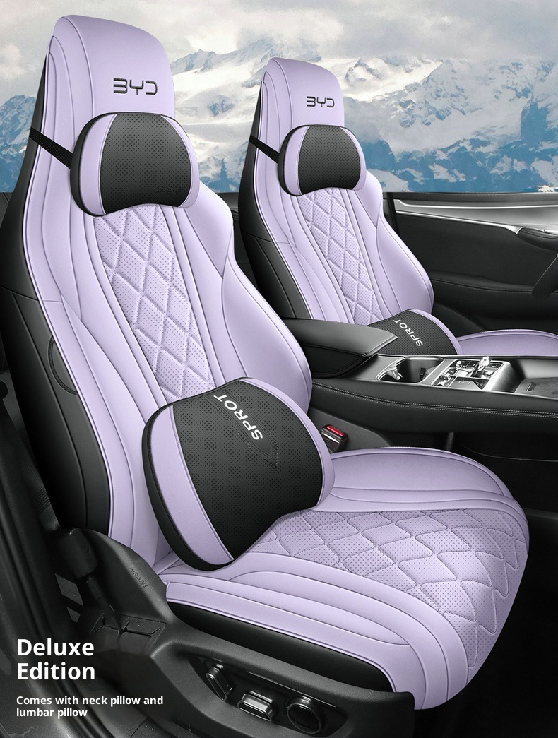 New Model Special Car Hiace 07Ev Nappa Leather Four-Season Left-Hand Drive Overseas Right-Hand Drive Seat Cover Cross-Border Full-Cover Car Seat Cushion