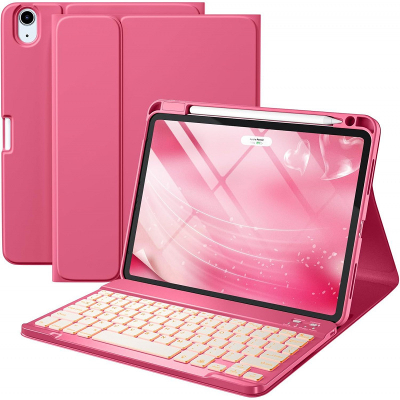 ipad10世代キーボードレザーケースipad9air611タブレット保護ケースair456右ペンスロットケースに適しています|undefined