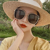 Sunglasses F 2021 new pattern Red Book Network White Box Sunglasses Metal summer ultraviolet-proof