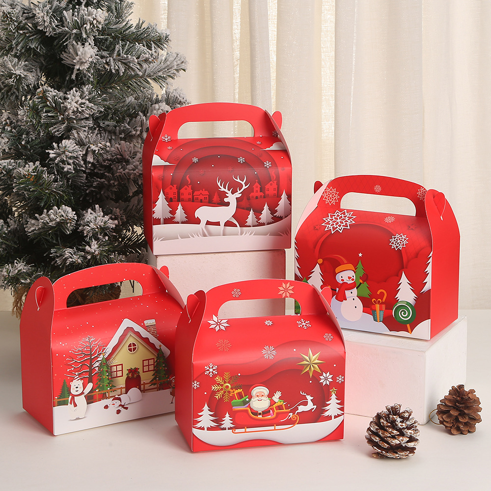 35g Weight Christmas Nordic Style Santa Claus Snowman Christmas Party Gift Wrapping Supplies Gift Bags