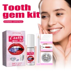 Jaysuing Teeth Gemstone Kit, Tooth Jewelry Shiny Stickers, Hot Girl Jewelry, Easy to Remove and Install, Crystal Dental Drill