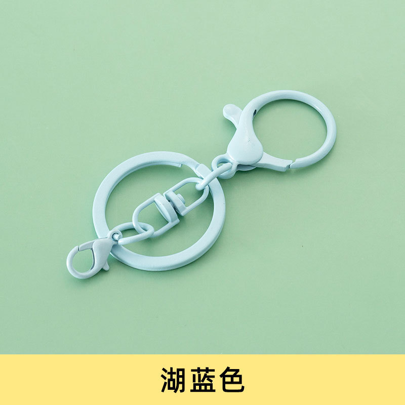 カラー塗装8字回転キーホルダー303ロブスターキーチェーン金属diyアクセサリーアクセサリー部品|undefined