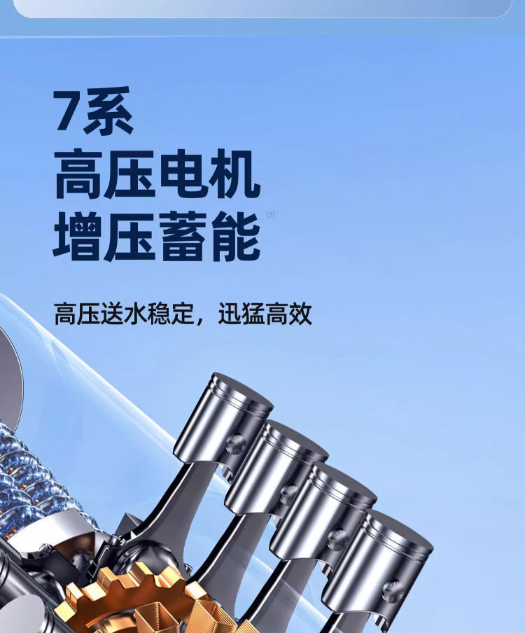 Car High-Pressure Household Electric Car Wash Machine Rechargeable Car Wash Gun High-Power Car Wash Water Gun Cleaning Machine Car Washer