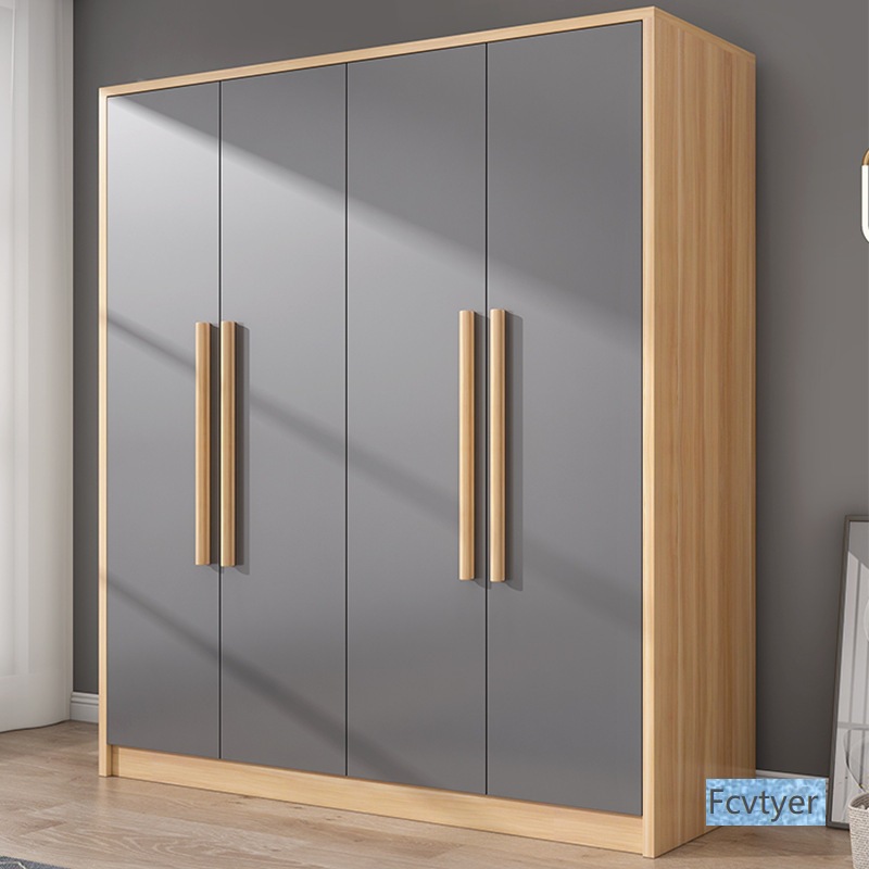 Simple Wardrobe for Home Bedroom Modern Simple Small Apartment Storage Cabinet Economical Assembled Wardrobe for Rental Housing