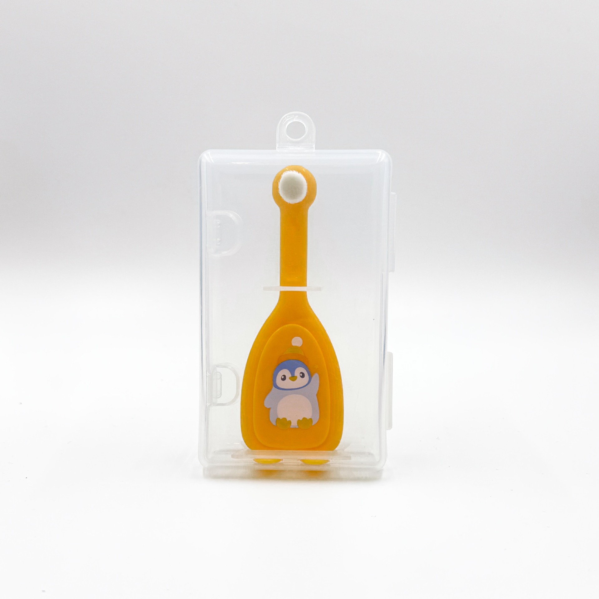 Nuevo cepillo de dientes manual en forma de U para niños, cepillo de dientes de silicona, cepillo de limpieza bucal para bebés, herramienta de cepillado con cerdas suaves para sujetar en la boca.