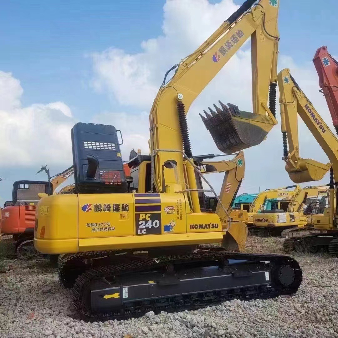 Excavadora original de segunda mano importada Komatsu 240 comercio exterior y exportación