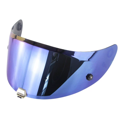 Model Helmet Lens, Dəbilqə (Kaska) aksesuarları - blue-plated-sheet-metal-buckle