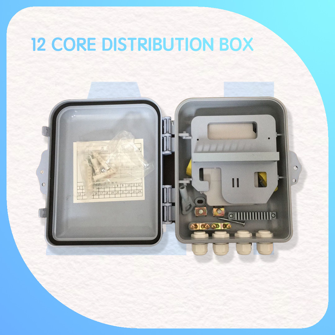12芯分纤箱楼道箱防水接头尾纤接线盒电信盒终端盒外贸跨境