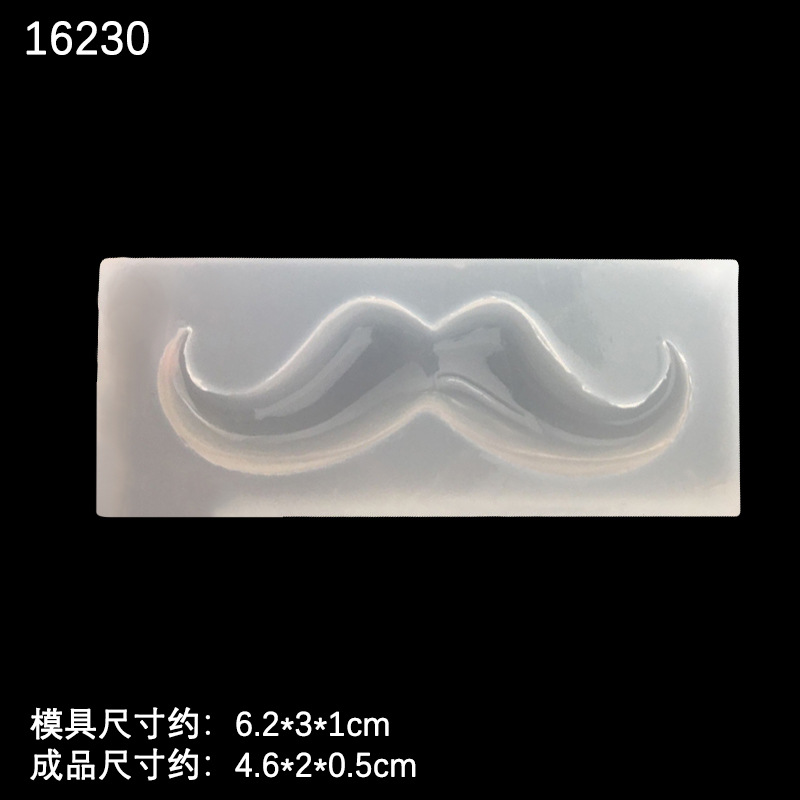 Espejo de cristal epoxi molde DIY hecho a mano paquete material epoxi joyería hoja oso cabeza libélula barba fresa
