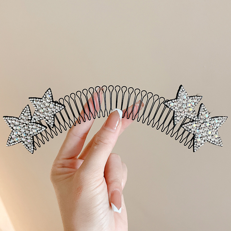 2025 nueva herramienta de peinado peine de camelia para el cabello pinza para el cabello de niños accesorio para el cabello de la parte posterior de la cabeza para mujeres.